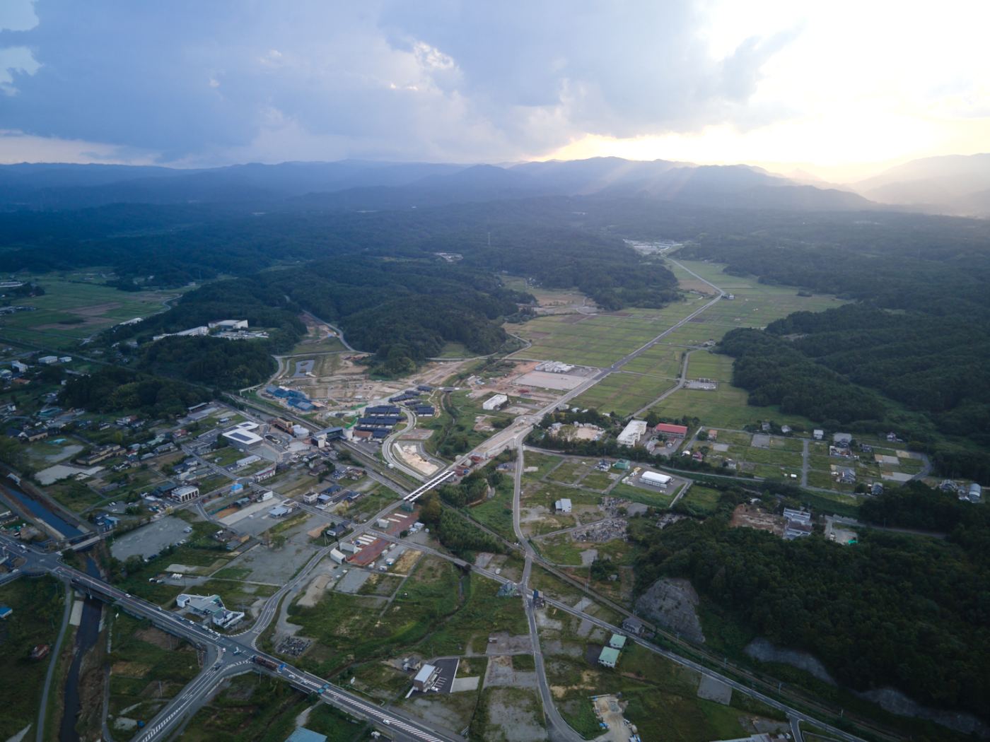 双葉町の風景
